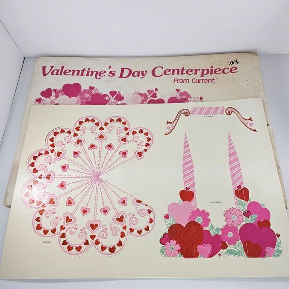 Vintage Current Inc Valentine's Day Centerpiece Holiday Decor 1979 - Picture 7 of 10